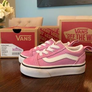 Old Skool Elastic Vans in orchid